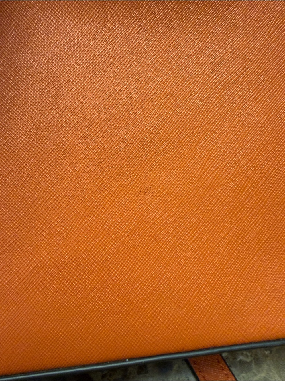 Henri Bendel Orange Saffiano Leather Crossbody Camera Bag - Picture 7 of 10